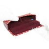 Indenya 4206-13-178 H Glasses Case, Deer Leather, Red Background x