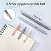 Dacitiery Pack of 5 Gel Pens with 10 Additional Refills,