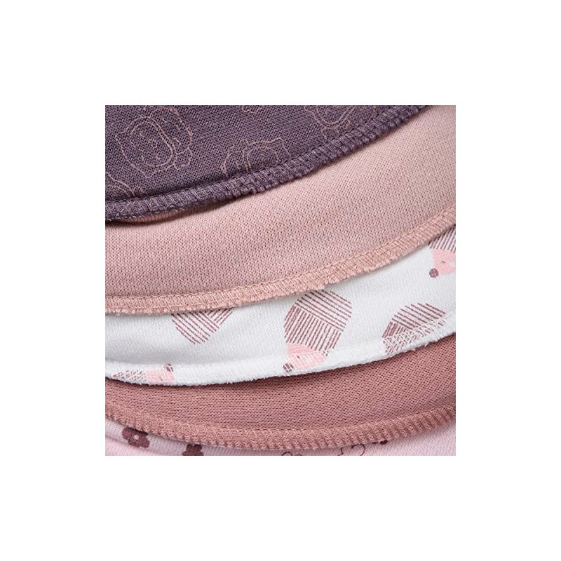 Pippi made with love Unisex Baby Triangle Bib, Old Rose