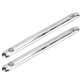 QANYEGN 2pcs 5.9 Inch Boat Rub Rail, Boat Rub Strakes Mooring Lines, Stainless Steel Boat Rub Strake for Marine Boat Yacht RV Mooring Lines (150mm)