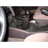 RedlineGoods Shift Boot Compatible with Subaru Legacy 1995-99. Black Leather-Red