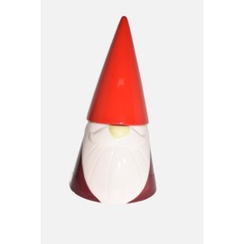 New Winter Holiday Santa Gnome Cookie Treat Jar with Lid Airtight Storage Container 12"