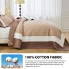 DDUOXIN Lightweight King Bedspread 120"x120" - 100% Cotton Reversible Oversized