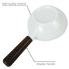 EIKS Ceramic Tea Strainer Filter with Wooden Handle for Loose