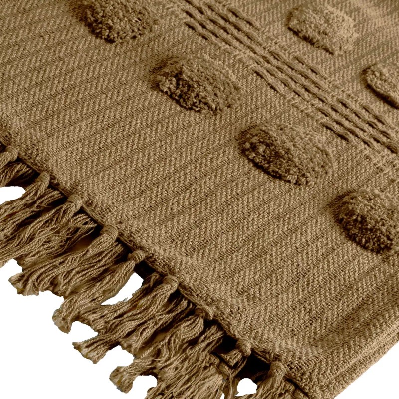 Vianney Camino De Mesa Vianney Mumbai Incienso Textura 160x38 Cm