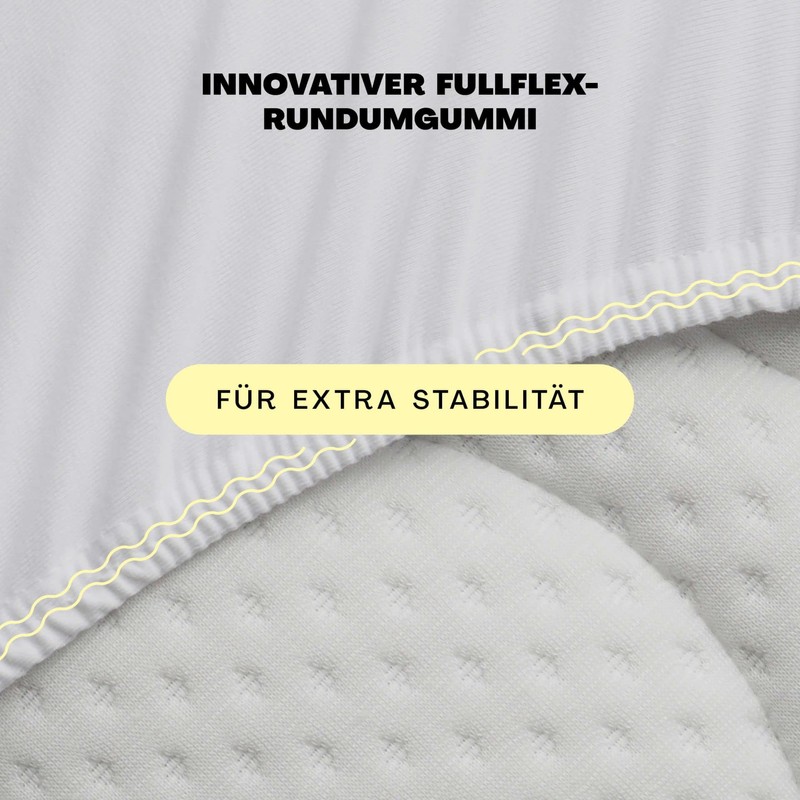Schlafgut Easy Jersey Elastane Fitted Sheet 120 x 200 to