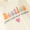Newborn Baby Girl Outfit Besties Just Like Our Moms Bubble