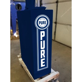 5" x 1.3" Pure Oil Company Gas Oil Vinyl Decal Lubester Sides Oil Pump Lubster