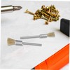 GLEAVI 15pcs Mini Metal Wire Wheel Brush for Electric Grinding