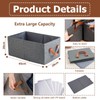 Ruucy 3 Pack Foldable Storage Box, Fabric Boxes with Handles,