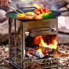 DWD Mini Folding Stove Stainless Steel 201 Grade with Carry