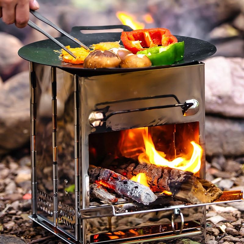 DWD Mini Folding Stove Stainless Steel 201 Grade with Carry