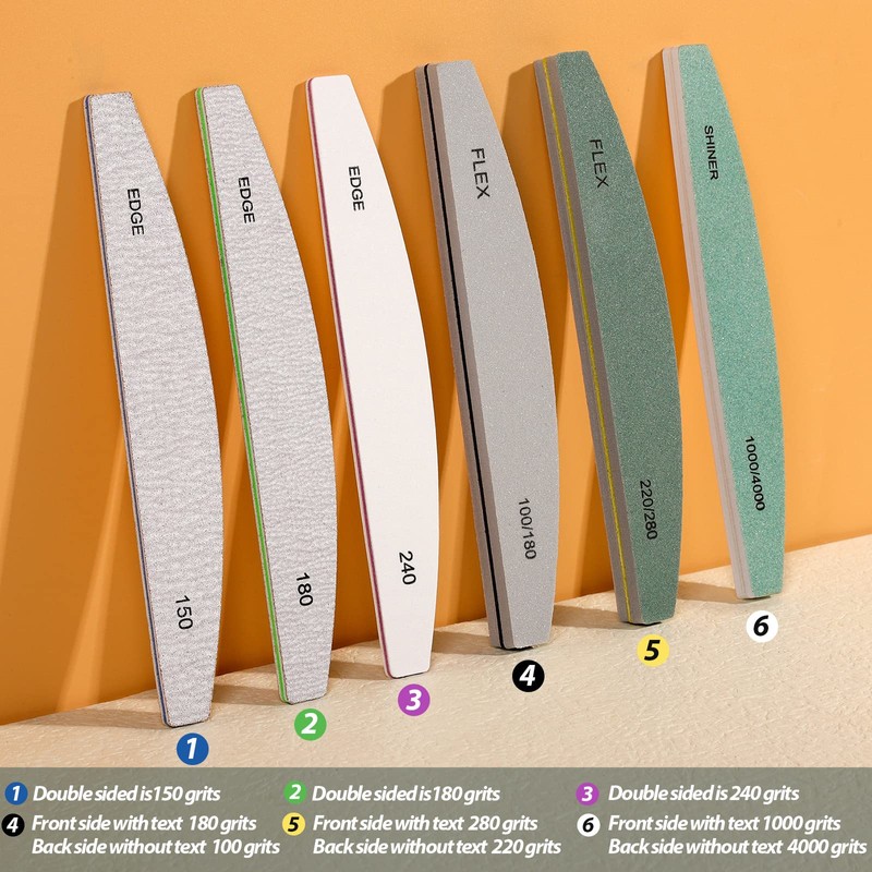 Teenitor Nail File Buffer, Nail Files, Nail Buffer Set to