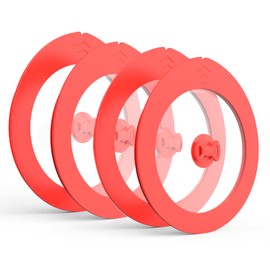 4 Pack Replacement Lids for Pyrex 7200-PC 2 Cup Glass Containers Bowl Silicone Storage Cover Leakproof Red