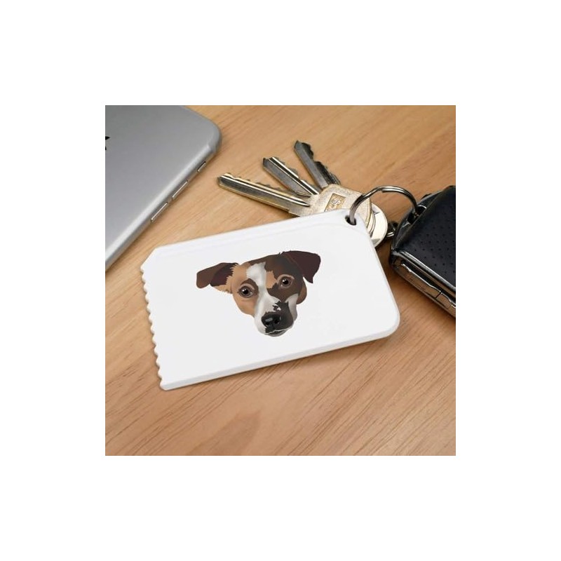 Azeeda 'Jack Russell head' Plastic Ice Scraper (IC00042380)
