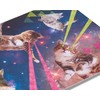 American Greetings Funny Blank Card (Outer Space Laser Cats)
