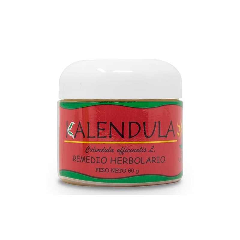 Pomada Natural de Caléndula 60g - Altamente Concentrada. Cictrizante para