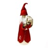 Gisela Graham Red & White Felt Santa Tree Topper - 25cm