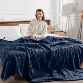 Electric Blanket Queen Size Heated Blanket 90''X84'' - Fleece Heating Blankets Washable with 5 Heating Level & 10 Hour Auto Off Dual Control Heated Blankets for Winter, Great Gift Ideas