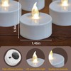 12 Pack Flameless Led Tea Lights Candles with Timer Battery