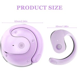 Hy-T26 Pro Overlator Headphones, Black Language Translator, Wireless Bluetooth Translation Earbuds, Advanced Wireless Translation Headphones, Bluetooth Voice Translator for Travel Learning (Purple)