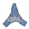 FLAdorepet Classic Dog Denim Jumpsuit Overalls,Dog Pet Cat Jeans Pants