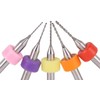 50pcs 0.5+0.6+0.7+0.8+0.9mm Tungsten Carbide Micro Drill Bits Set Engraving Tools