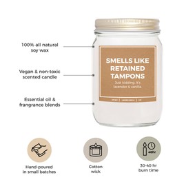 You Nique Designs Labor and Delivery Nurse 8oz Candle, Gifts for Labor and Delivery Nurses - Funny Ob, OBGYN, L&D Nurse Gifts - Mother & Baby Nurse Candle Ideas (Lavender & Vanilla)