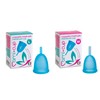 Kit Menstruationstasse MamiCup® M+L (Türkis) - Weiches, flexibles, wiederverwendbares medizinisches