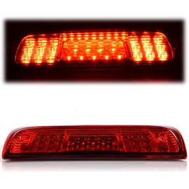 DOTCOM LED 3rd Brake Light,Compatible with 2014-2018 Chevy Silverado 1500 2500 HD 3500 HD/GMC Sierra 1500 2500 HD,Third Rear Tail Cargo Lamp,Red Lens Clear Housing