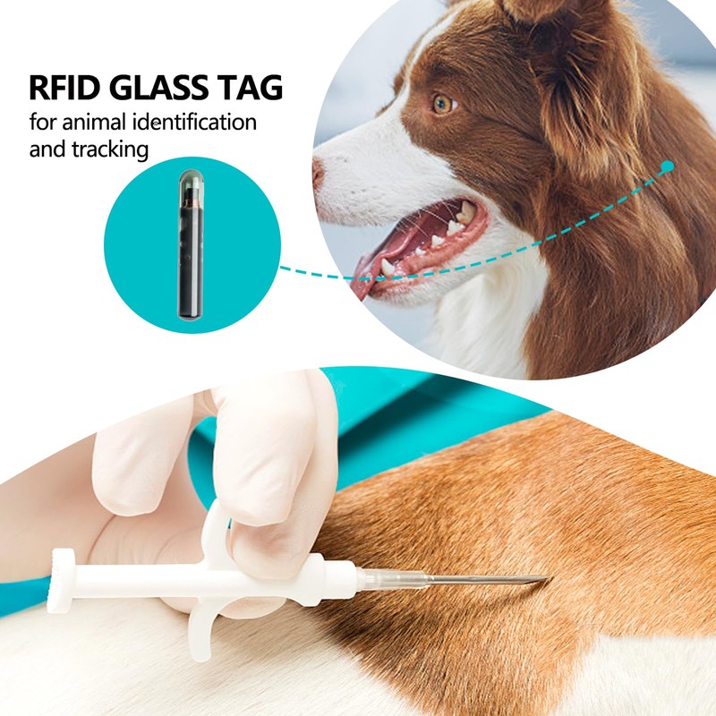 Manruta Microchip for Small Dogs and Cats 5 Pack 7mm
