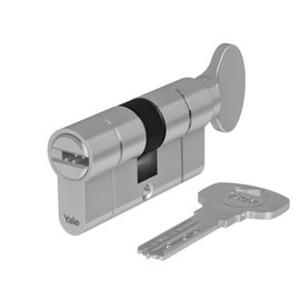 Yale 2100 Serie Euro-Profilzylinder (Patentiert) - Doppelt - 27/35 - Satin-Nickel - Blistermenge 1