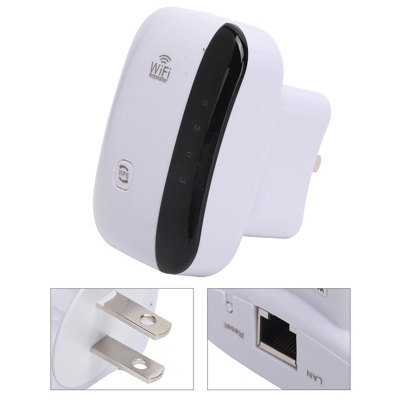 WiFi Range Extender Signal Amplifier Repeater Support 2.4GHz WLAN 300M