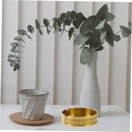 Cabilock Ash Tray Retro Vintage Brass Round Metal Ashtray House Ashtray Small Compact for Home Office