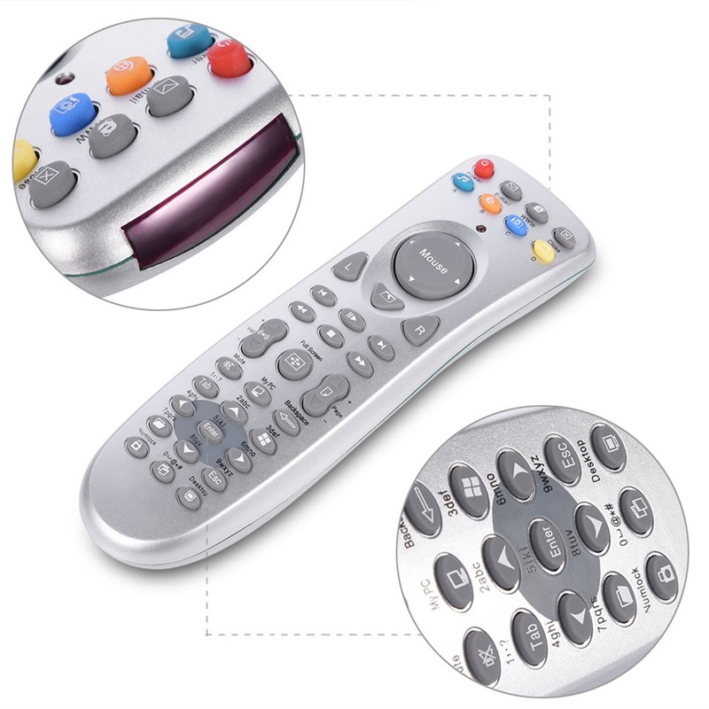 Portable Wireless Mouse Keyboard USB PC Laptop Remote Control With