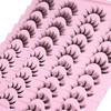 Manga Lashes Natural Look Anime False Eyelashes 20 Pairs Clear