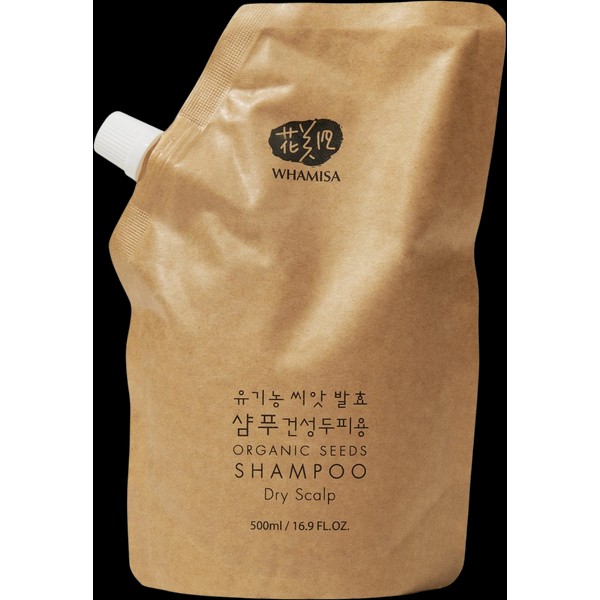 Whamisa Organic Seeds Shampoo for Dry Scalp, 500 ml