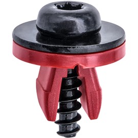 Rexka 15 Sets Engine Splash Shield Screws for Ford - T30 Torx Head Bolts and Grommets for Undertray Engine Fender Liner Deflector Grille for Ford Escape F-150 Edge Focus Fusion C-Max S-Max Lincoln