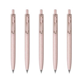 Uni-Ball One F (Texture Color), Gel Ink Ballpoint Pen, 0.5mm Fine Point, D Pink (Pink Beach), UMNSFT05D.13, Pack of 5