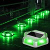 Green Solar Dock Lights Driveway Deck Lights - 12 Packs
