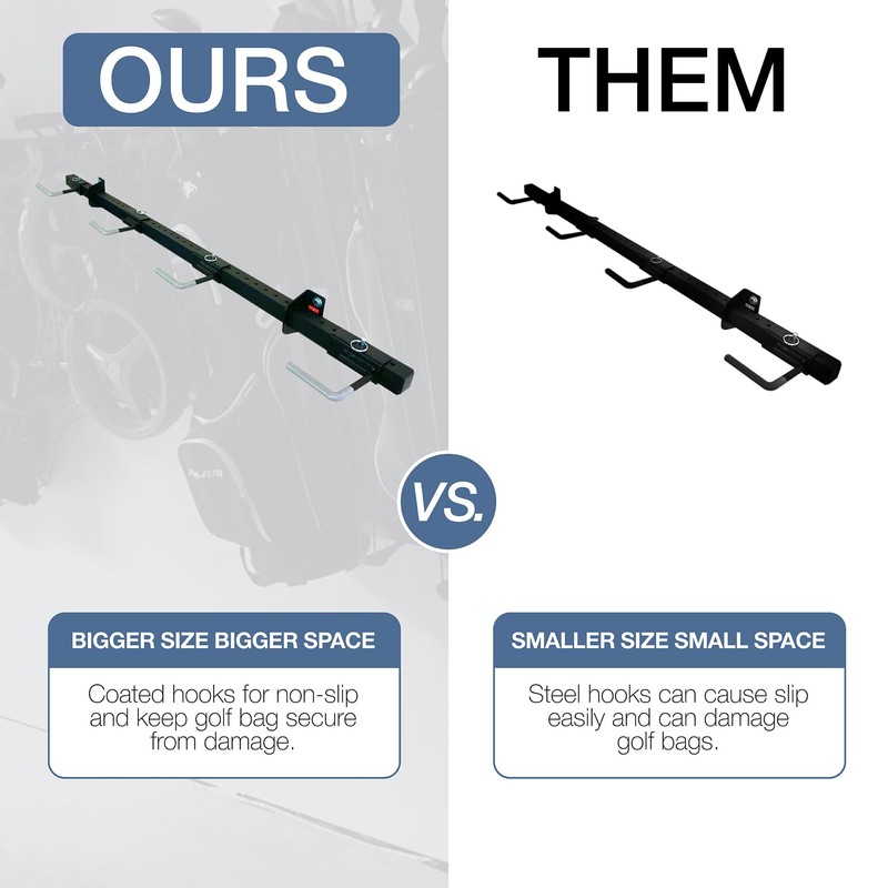 StoreYourBoard BLAT 4 Golf Bag Wall Mount | Home &