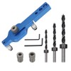 3 in 1 Drilling Locator Puncher Tool Self-Centering Doweling Jig