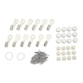 Hikari KBFTM-1101 Gypsum Board Hooks, Round Value Type, Pack of 12