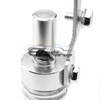 Silver 56-85MM Turbo Bov Whistle Sound Catback Muffler Exhaust Pipe