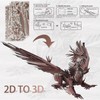 Piececool Black Dragon King 3D Metal Model Building Kits with