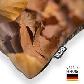 VOID Hedgehog Autumn Leaves Cushion Cover Polyester Decoration Outdoor Decorative Cushion Size: 50 x 50 cm