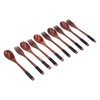 Wooden Tableware Set EcoFriendly Spoon Fork Reusable Hand Made Utensils