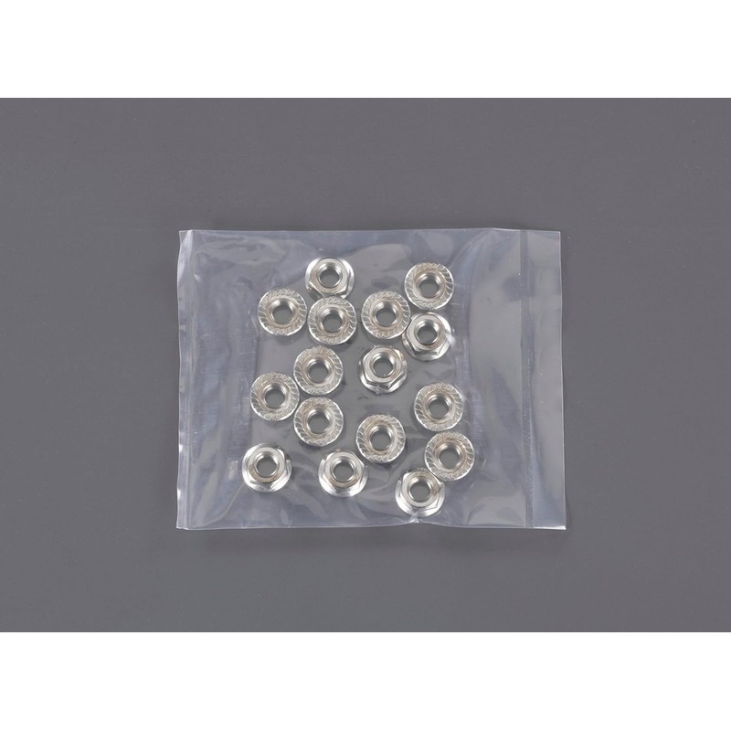 ESCO EA949SD-406 M6 Flange Nut (Stainless Steel/With Serate/16 Pieces)