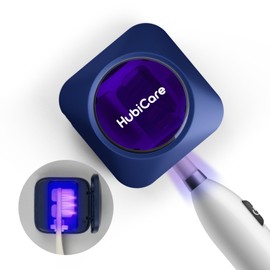 HubiCare Toothbrush Case, Toothbrush Covers with Holder, Rechargeable Travel Home Toothbrush And Holder, Cleaner Case for All Electric And Manual Toothbrushes (Navy)