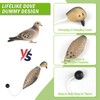 ARCHEREST 2 Pack Dead Dove Dummy Bumper Toys for Waterfowl